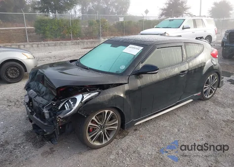 2017 Hyundai Veloster Turbo from USA, damaged, VIN KMHTC6AE3HU314405